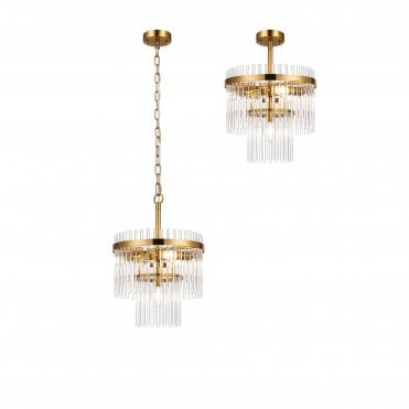 Mya 4 Light Pendant Clear