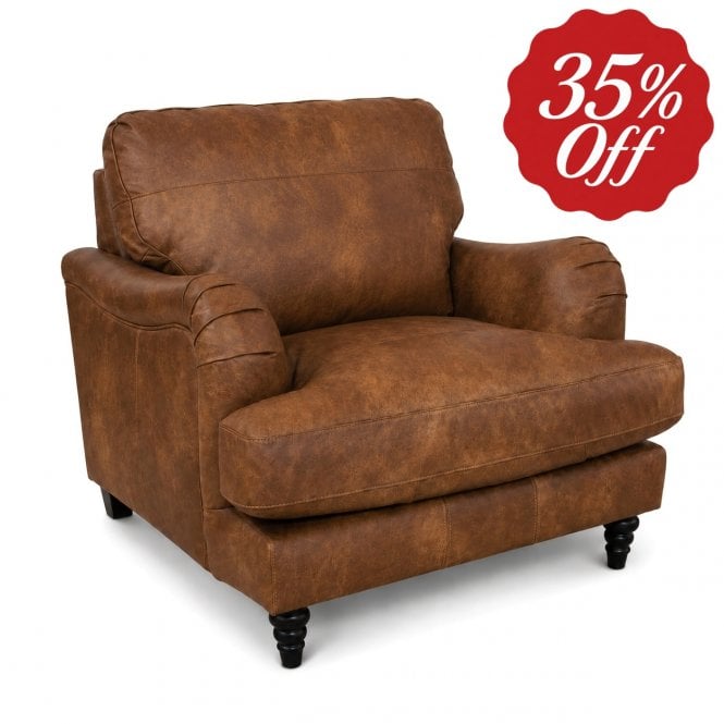 Nancy Leather Chair (Display Only)