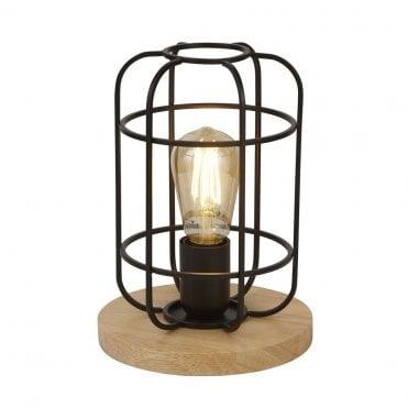 Nateby Table Lamp Matt Black