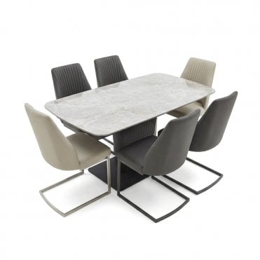 Neptune Dining Set - Table & 6 Chairs
