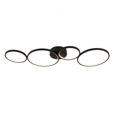Ockley 4Lt Ring Flush Black