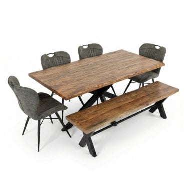 Opus Dining Set - Table & Bench