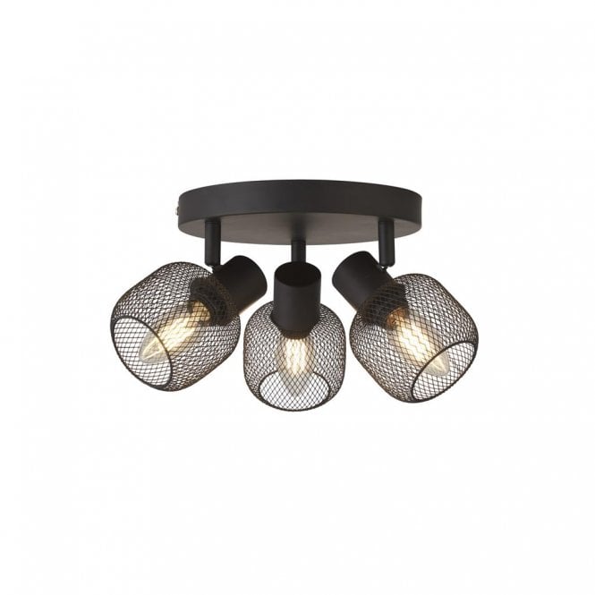 Patterdale 3Lt Round Spotlight Black
