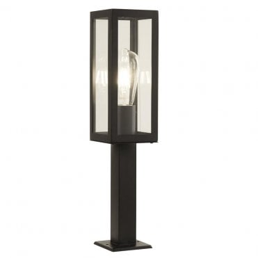 Pillar Outdoor Post Black 45cm