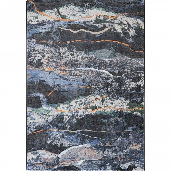 Quartz Blue/Gold Rug