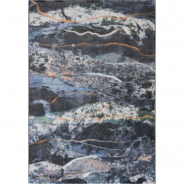 Quartz Blue/Gold Rug