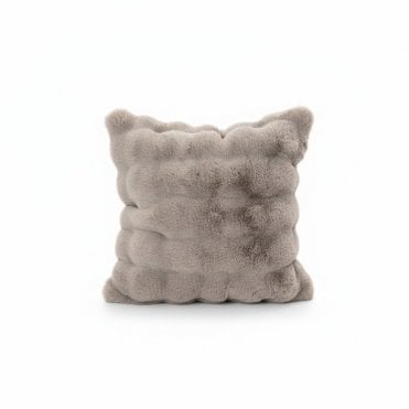 Raffles Taupe Fur Cushion