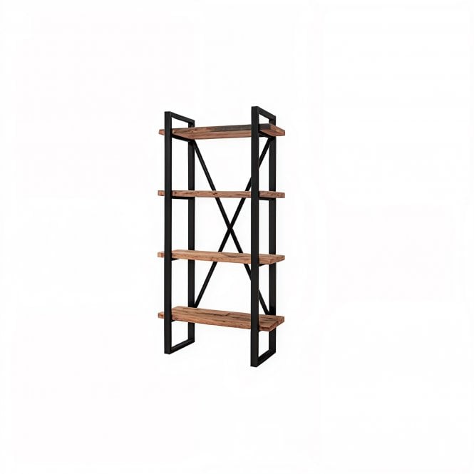 Railway Sleeper Black Shelving Unit