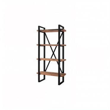 Railway Sleeper Black Shelving Unit