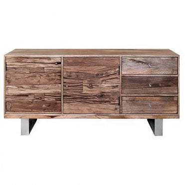 Railway Sleeper Chrome Sideboard