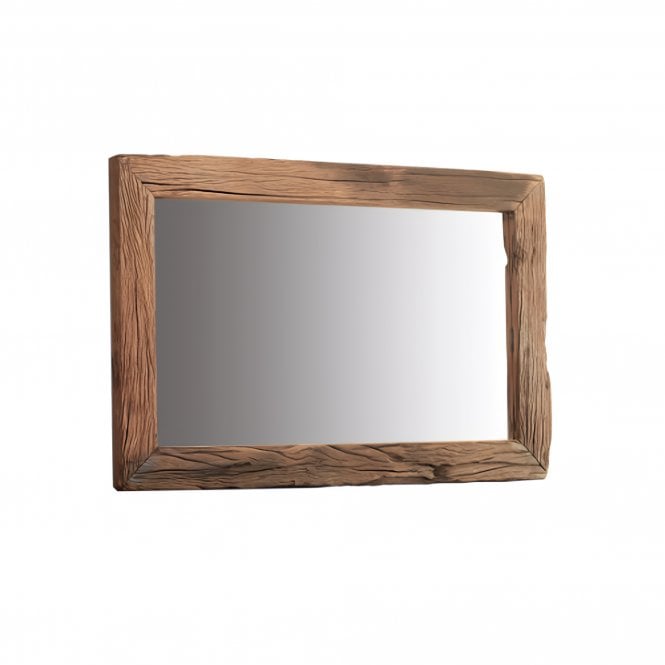 Railway Sleeper Chrome Wall Mirror