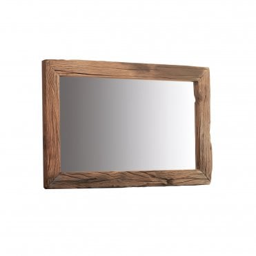 Railway Sleeper Chrome Wall Mirror