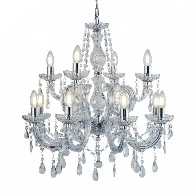 Ravensbourne 12Lt Chandelier