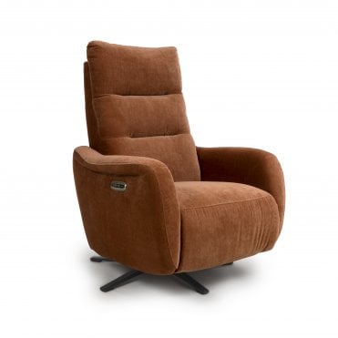 Roman Power Recliner - Cinnamon