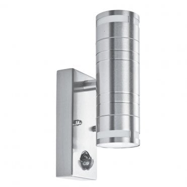 Rosthwaite 2Lt Outdoor Wall Light Stainless Steel PIR