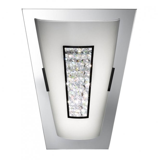 Rusland Led Bathroom Wall Light Chrome Ip44