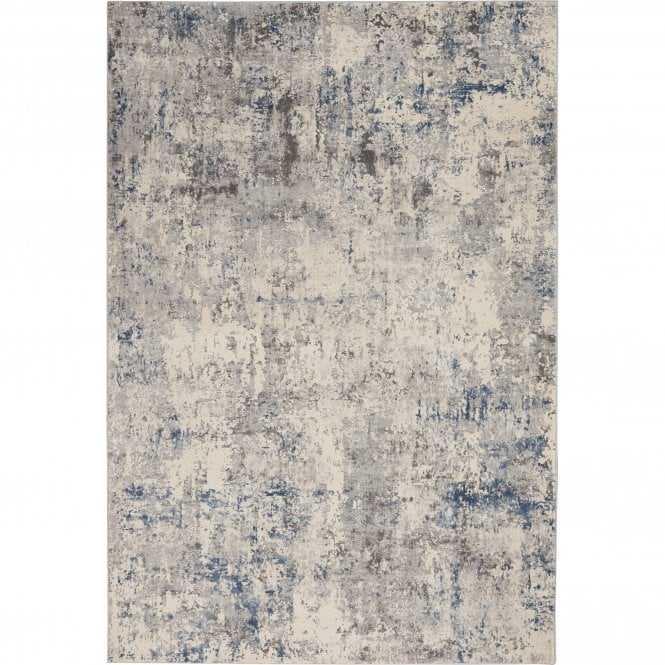 Rustic Textures Ivory Grey Blue
