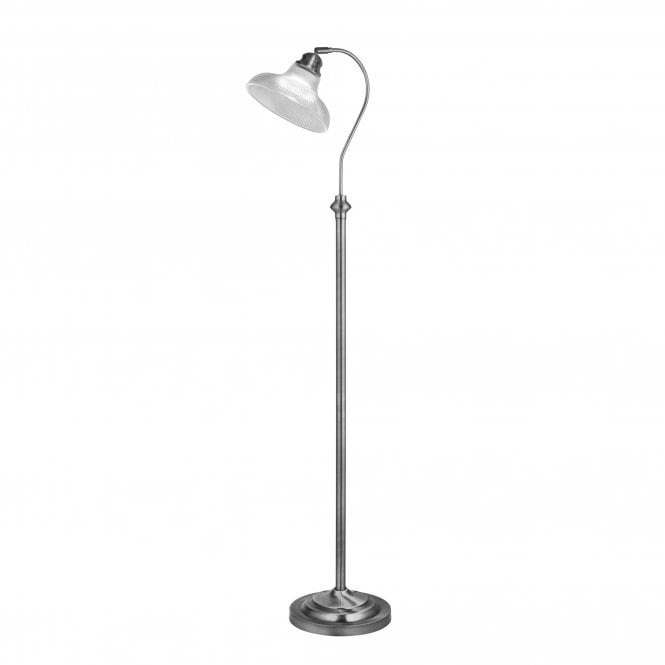 Scafell Floor Lamp Satin Silver