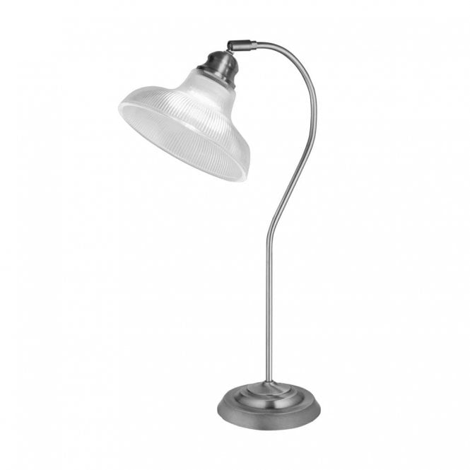 Scafell Table Lamp Satin Silver
