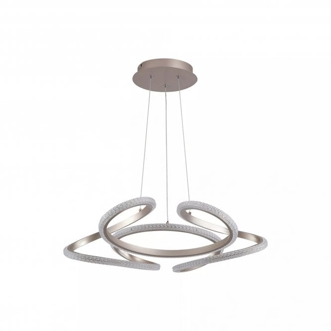 Scribble Pendant Champagne LED