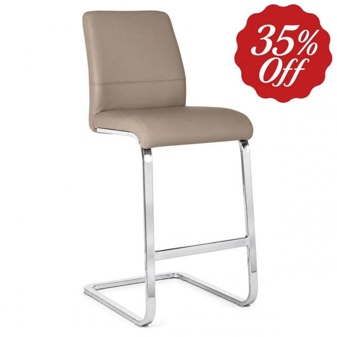 Seattle Taupe Barstool (Display Only)