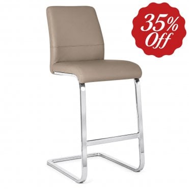 Seattle Taupe Barstool (Display Only)