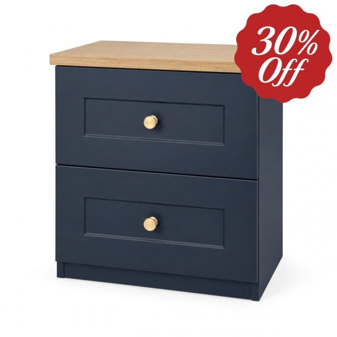 Sicily 2 Drawer Bedside