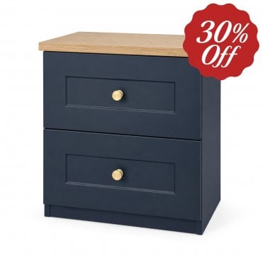 Sicily 2 Drawer Bedside