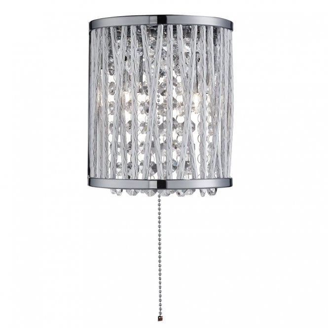Snowdon 2Lt Wall Light Chrome
