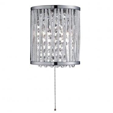 Snowdon 2Lt Wall Light Chrome