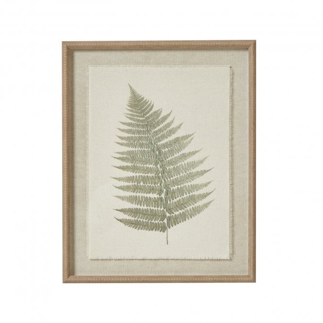 Soft Fern with Beaded Frame