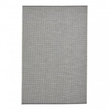 Stitch 9683 Ivory Black Outdoor Rug