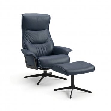 Sweden Large Recliner chair and stool