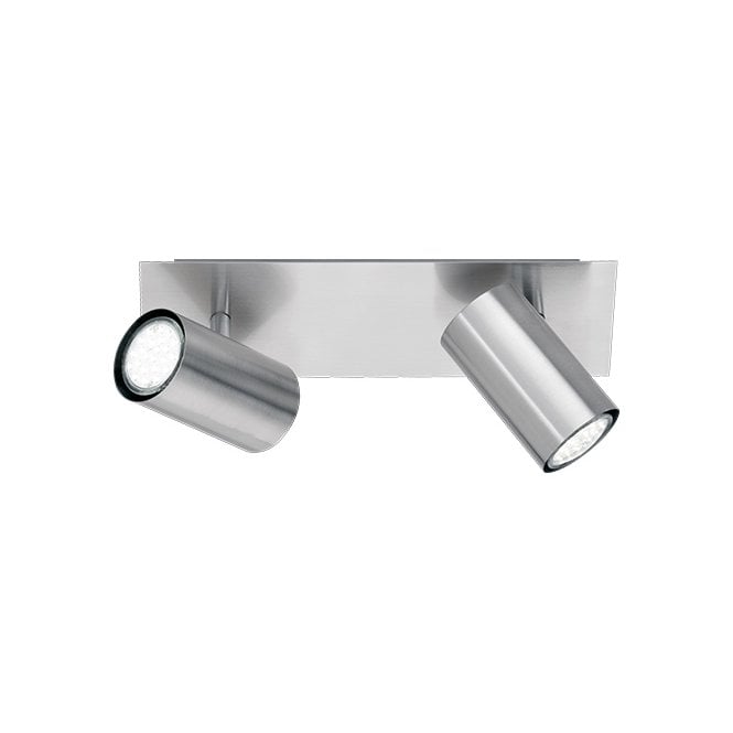 Tansley 2 Light Metallic Spotlight
