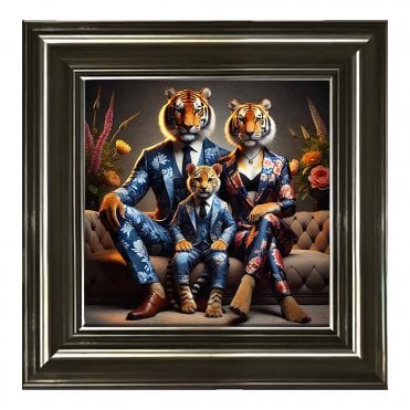 Tiger family 3 - Alpha graphite frame - Plain