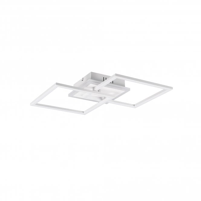 Tirana Cool White Square LED Flush