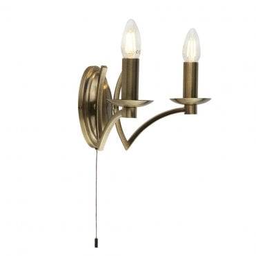 Trent 2Lt Wall Light