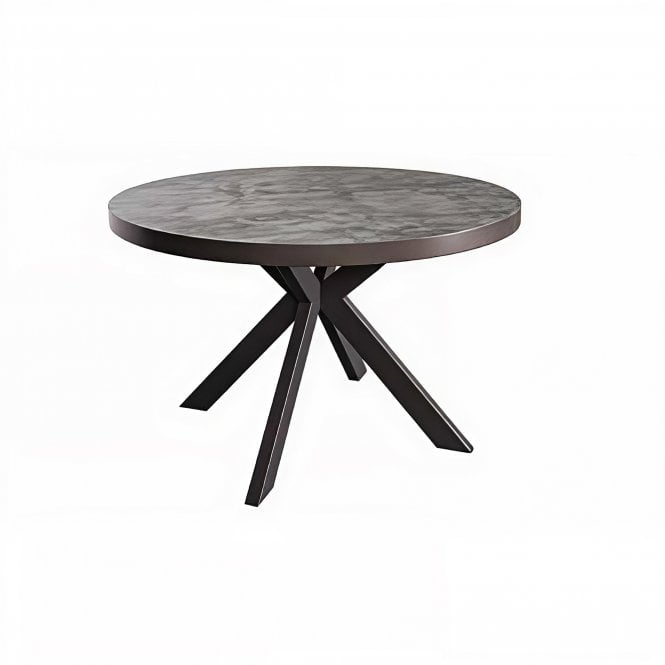Urban Concrete 120cm Round Dining Table