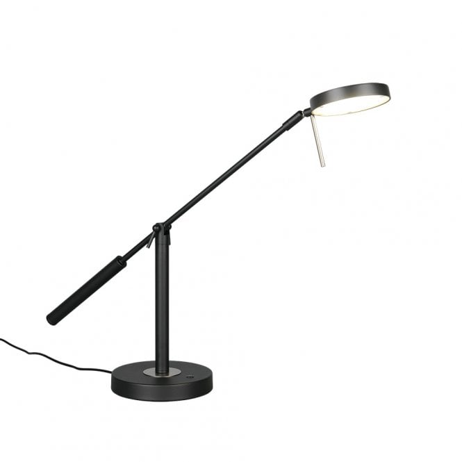 Valehurst Black Table Lamp