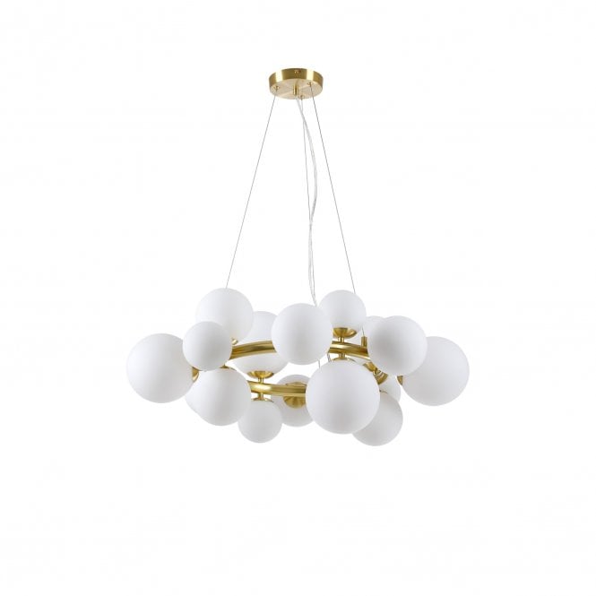 Valery 16 Light Pendant Opal