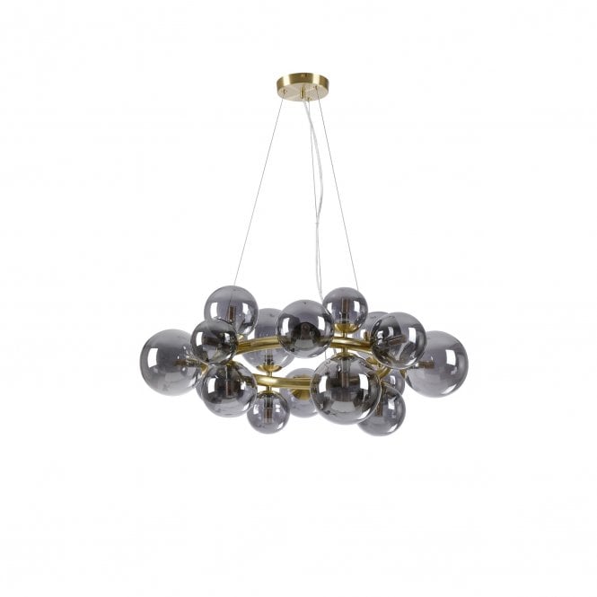 Valery 16 Light Pendant Smoke