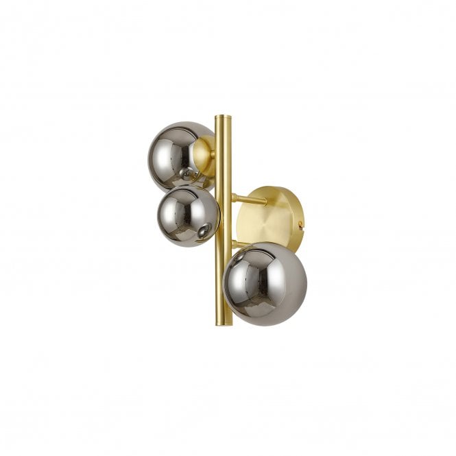Valery 3 Light Wall Light Chrome