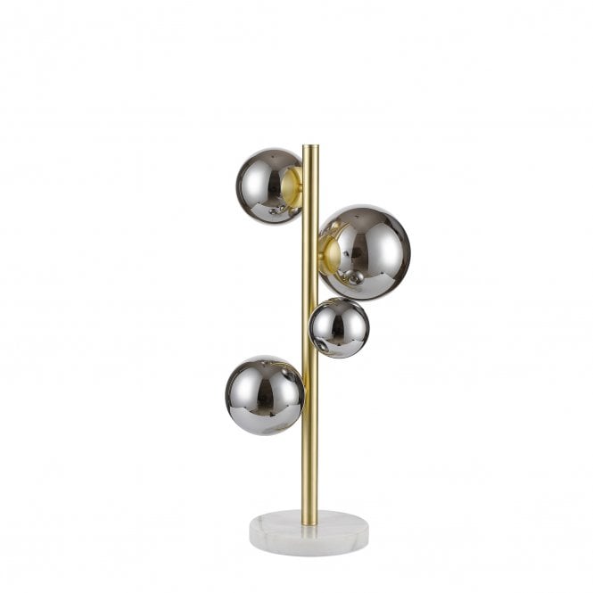 Valery 4 Light Table Lamp Chrome