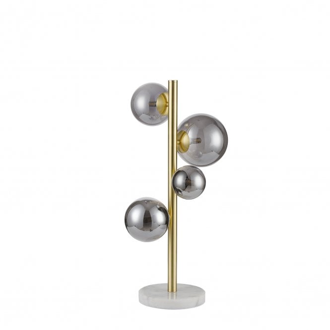 Valery 4 Light Table Lamp Smoke