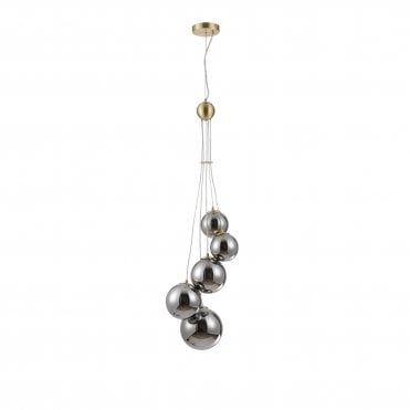 Valery 5 Light Pendant Chrome