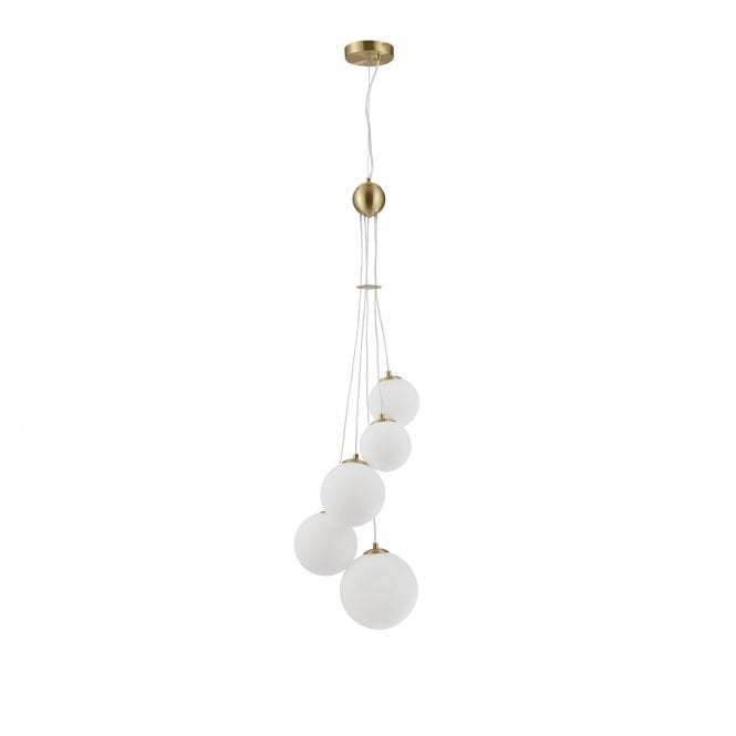 Valery 5 Light Pendant Opal