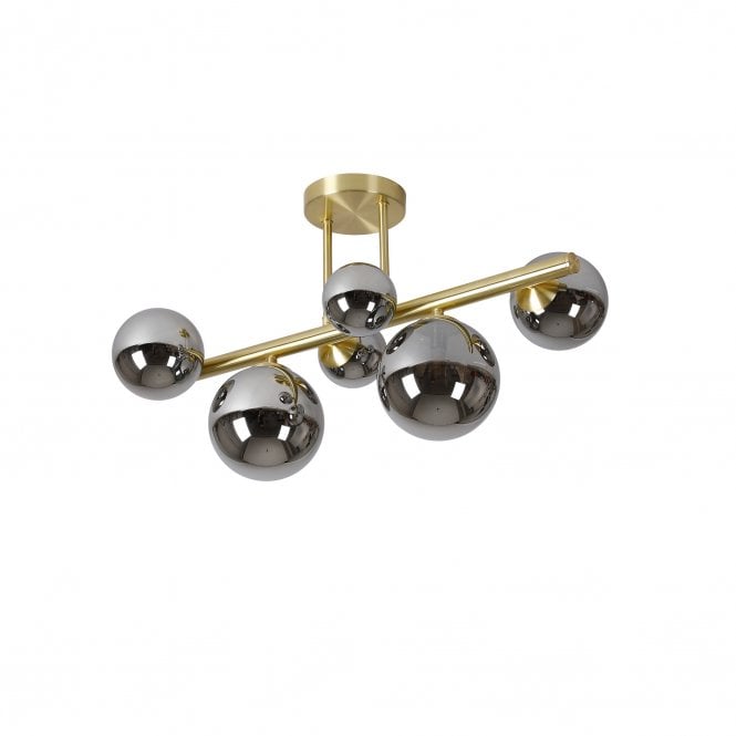 Valery 6 Light Flush Chrome