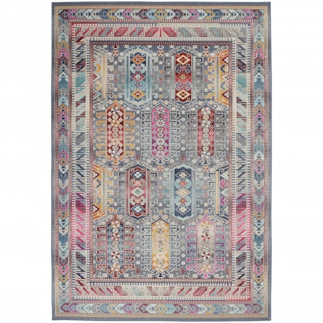 Vintage Kashan Grey/Multicolor 2