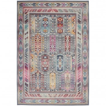 Vintage Kashan Grey/Multicolor 2