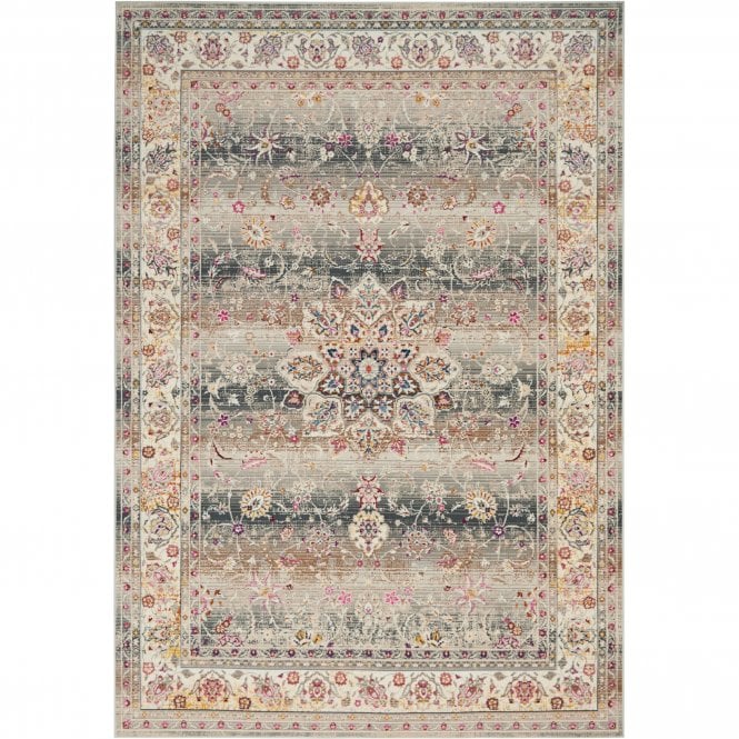 Vintage Kashan Grey